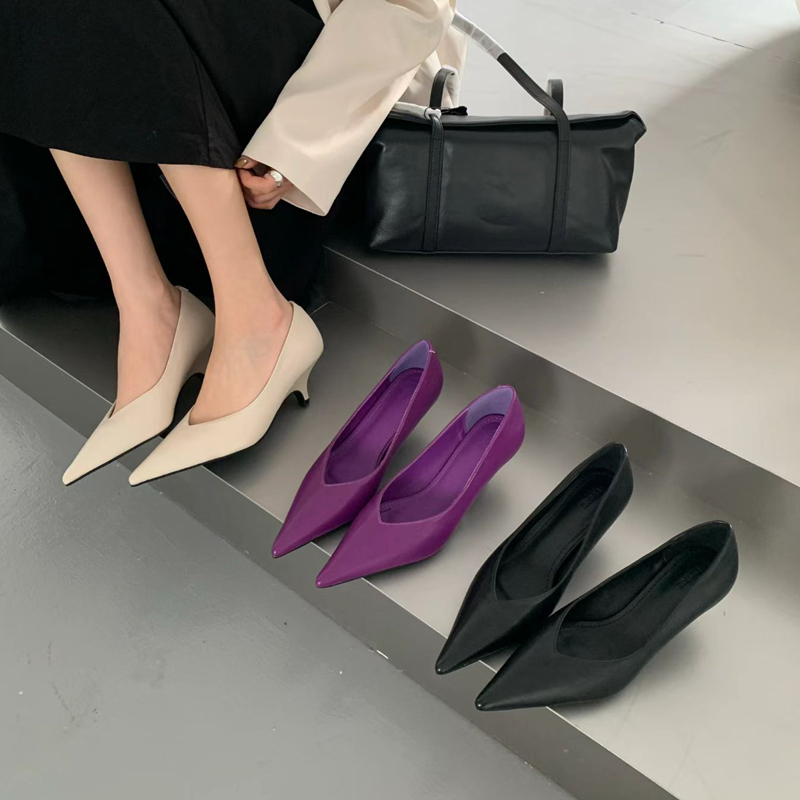 Women Shoes Branded - 蘇嘉倫 2025 春新作 レディース パンプス ファッション