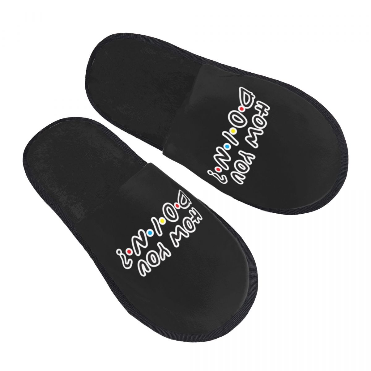 Women Shoes Quote - カスタムプリント レディース 引用句 フレンズ テレビ番組 ハウススリッパ