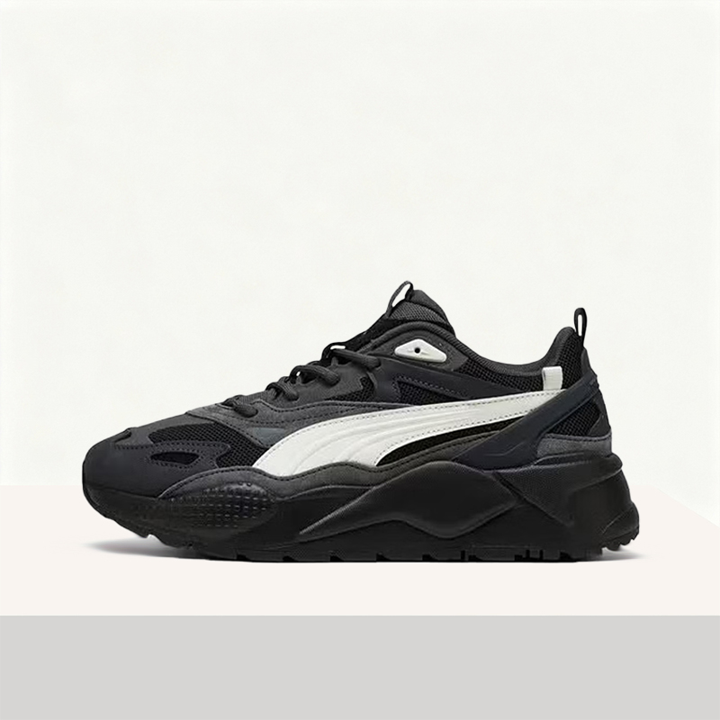 Women Shoes Puma - プーマ RS-X エフェクト 快適で多用途、ラウンドトゥ、耐久性があり、クッション性のある、男性と女性向けのロートップカジュアルスニーカー – ブラック