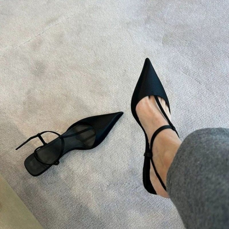 Women Shoes Branded - レディースブランドシューズ、セクシーなポインテッドトゥ、快適なローヒール、トレンド感のあるサンダル、シンプルで使いやすい、大きいサイズのパンプス。