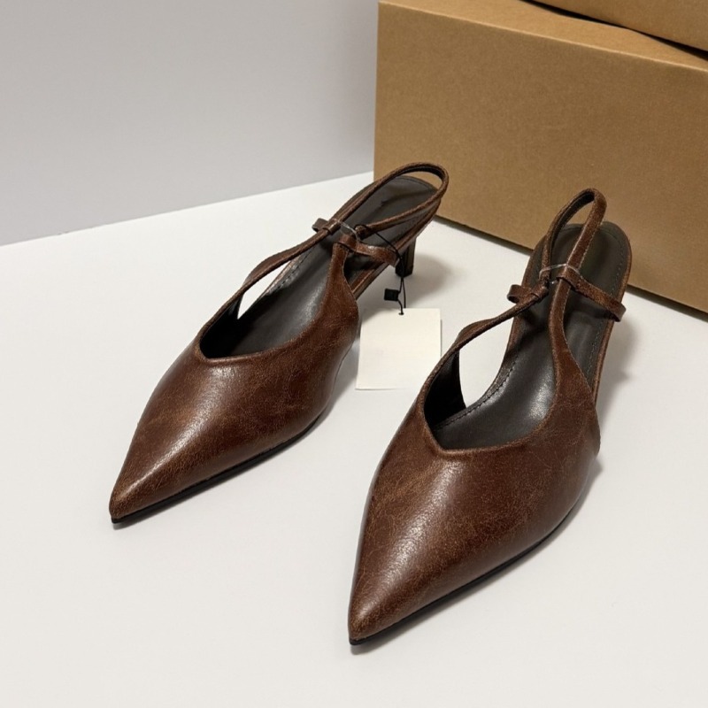子猫ヒール夏の女性のドレスサンダルヴィンテージブラウンセクシ - Women'S Shoes Kitten Heels のレビューと価格
