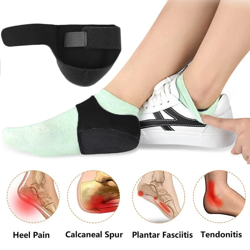 足底筋膜炎と踵骨棘の痛みを軽減するU字型シリコンゲルヒールカ - Women'S Shoes For Plantar Fasciitis のレビューと価格