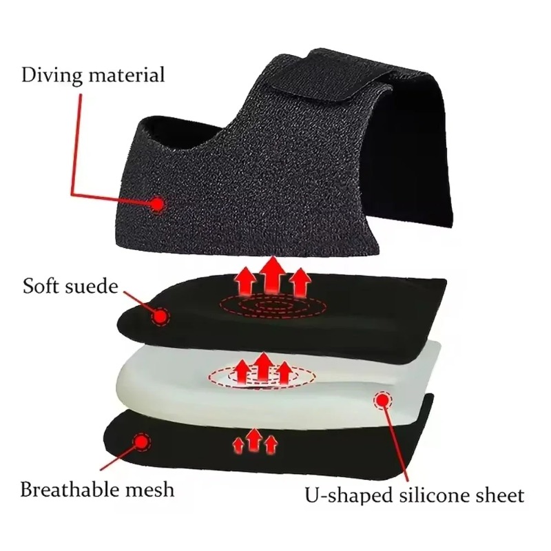 足底筋膜炎と踵骨棘の痛みを軽減するU字型シリコンゲルヒールカ - Women'S Shoes For Plantar Fasciitis のレビューと価格