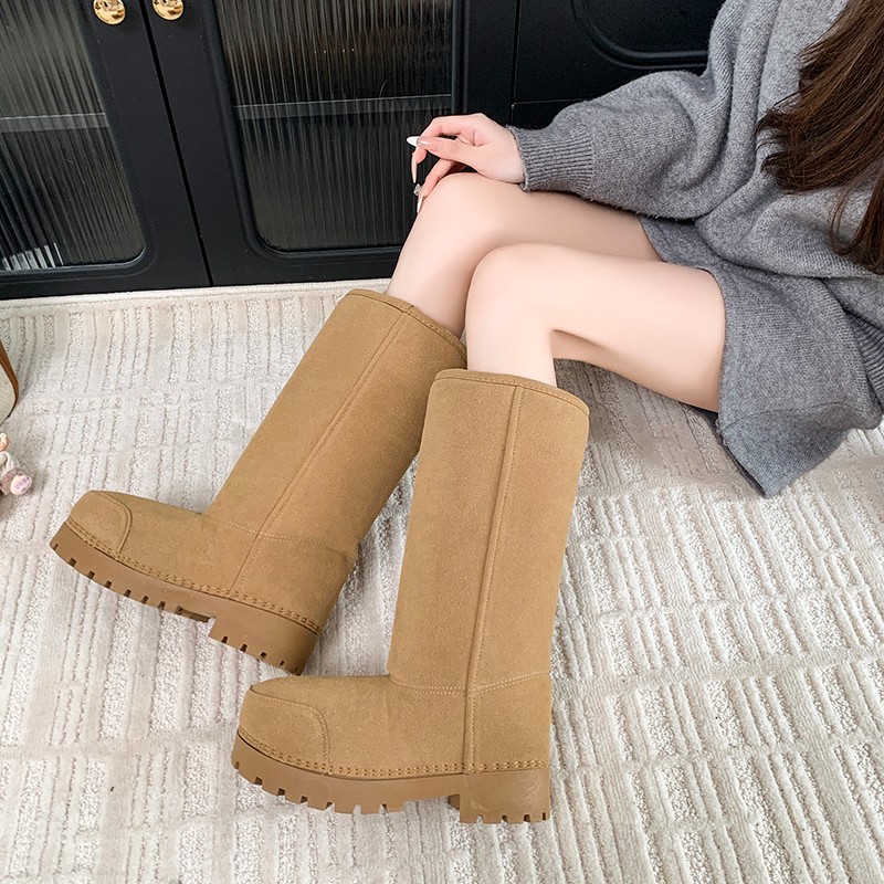 ビッグヘッド醜いほど可愛いロング丈超暖かい厚底スノーブーツ  - Women'S Shoes Big Feet のレビューと価格