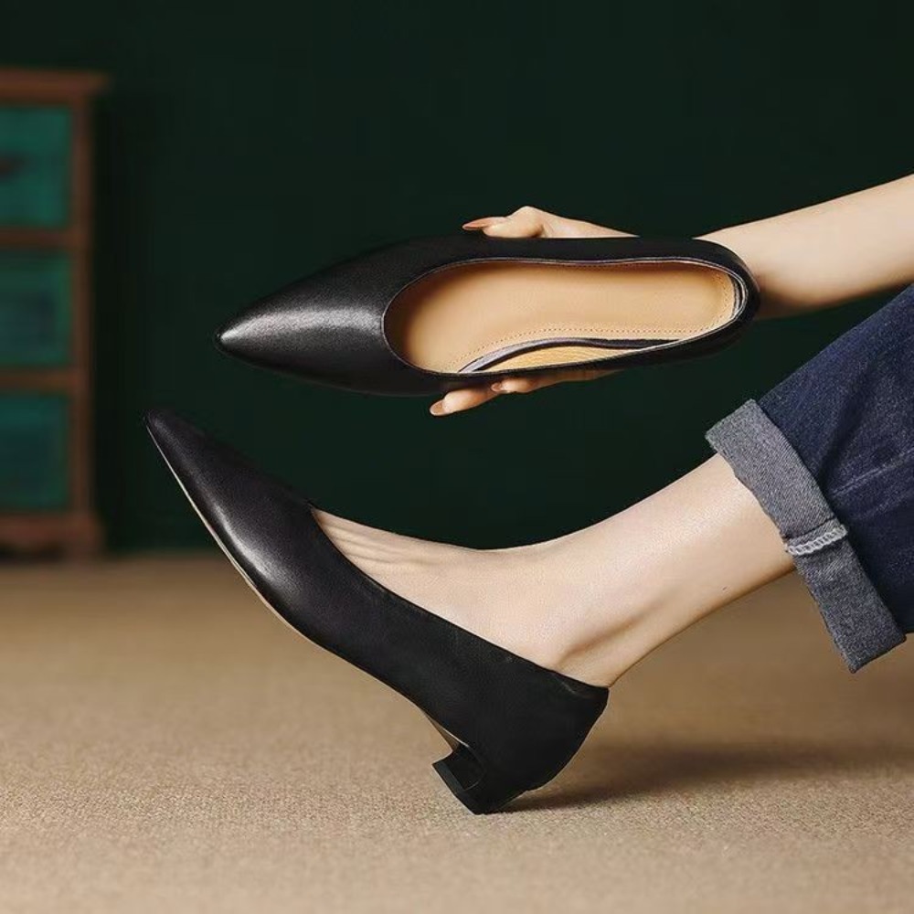 ​ ​ 2026年新作 レディース ローヒールパンプス ブラ - Women Shoes Black のレビューと価格