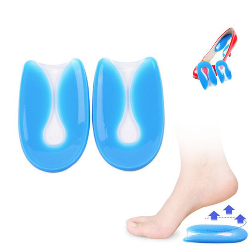 1 ペア足の痛み緩和シリコーンゲル U 字型足底筋膜炎ヒール - Women'S Shoes For Plantar Fasciitis のレビューと価格