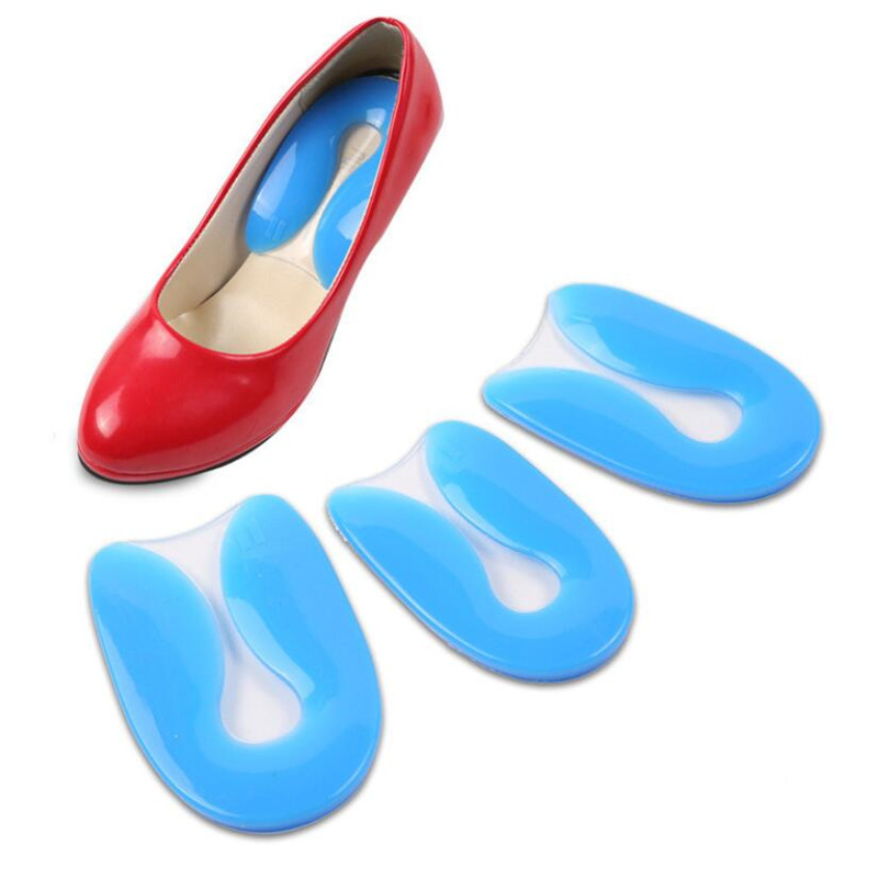 1 ペア足の痛み緩和シリコーンゲル U 字型足底筋膜炎ヒール - Women'S Shoes For Plantar Fasciitis のレビューと価格