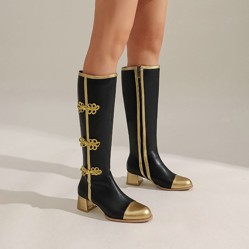 ビッグサイズのファッションニーハイブーツ女性コスプレ靴秋冬女 - Women'S Shoes Big Feet のレビューと価格