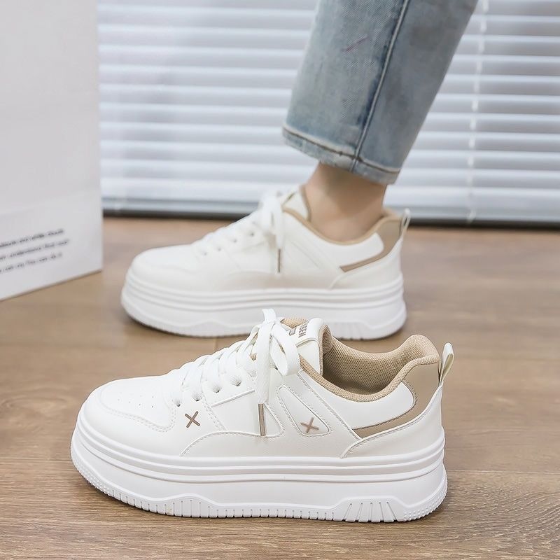 通気性のある白い靴 学生 新学期シーズン 簡単コーディネート - Women'S Shoes Back To School のレビューと価格