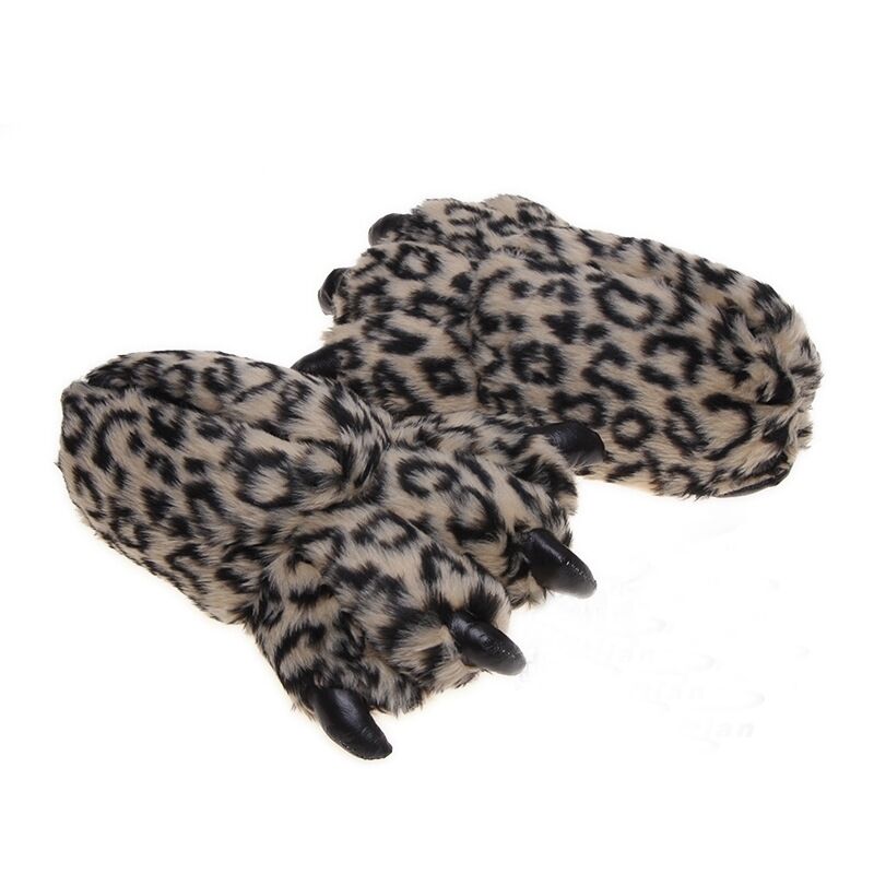 サイズ 35-43 黒動物の足の靴女性の冬の家のスリッパユニ - Women Shoes Black のレビューと価格