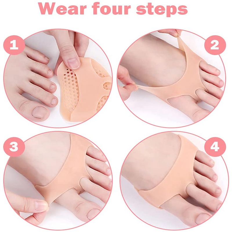 シリコーン中足骨パッド前足ゲルヒールヒールプロテクターパッド - Women'S Shoes For Plantar Fasciitis のレビューと価格
