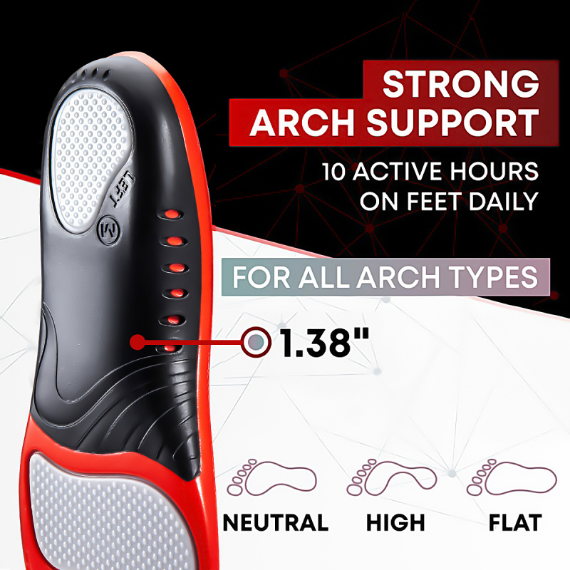 プレミアムシリコンゲルインソール 靴用 男女兼用 整形外科ア - Women'S Shoes For Plantar Fasciitis のレビューと価格