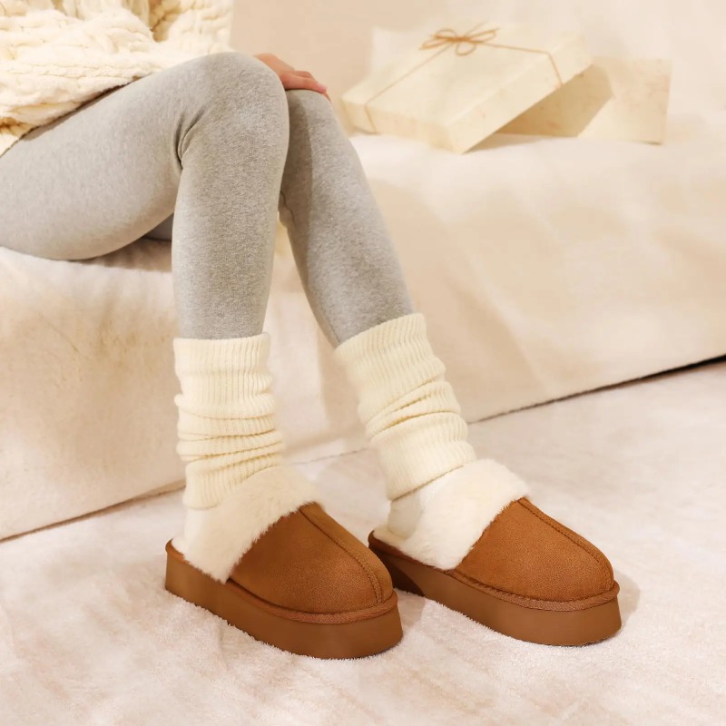 Comwarm プラットフォーム 冬用 レディース スリッパ - Women Shoes Branded のレビューと価格
