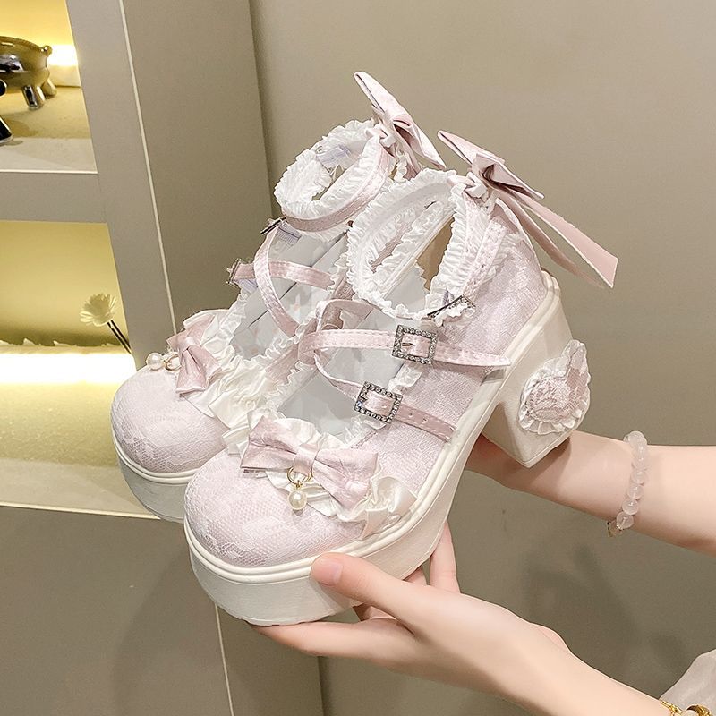 秋のコレクション メリージェーン ロリータ スクールシューズ - Women'S Shoes Back To School のレビューと価格
