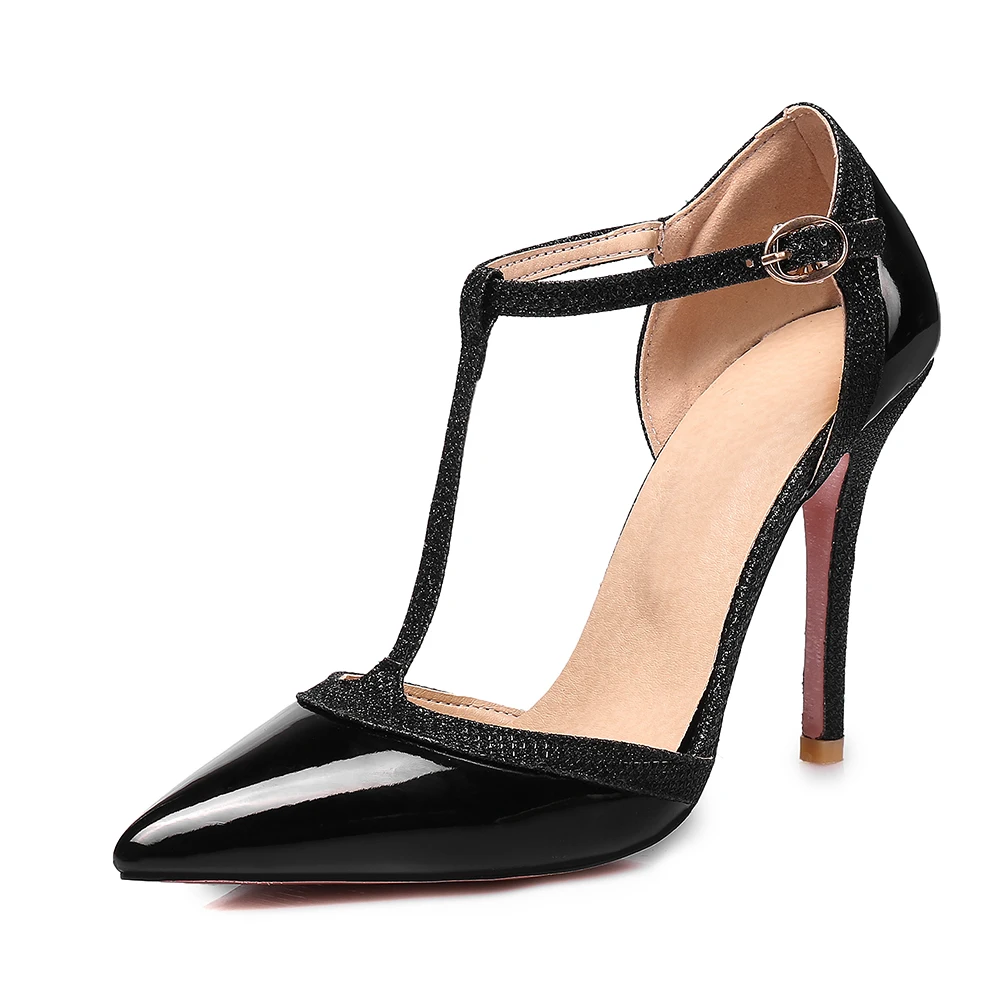 真新しい夏のセクシーな赤いアプリコット黒人女性サンダルハイヒ - Women'S Shoes Big Feet のレビューと価格