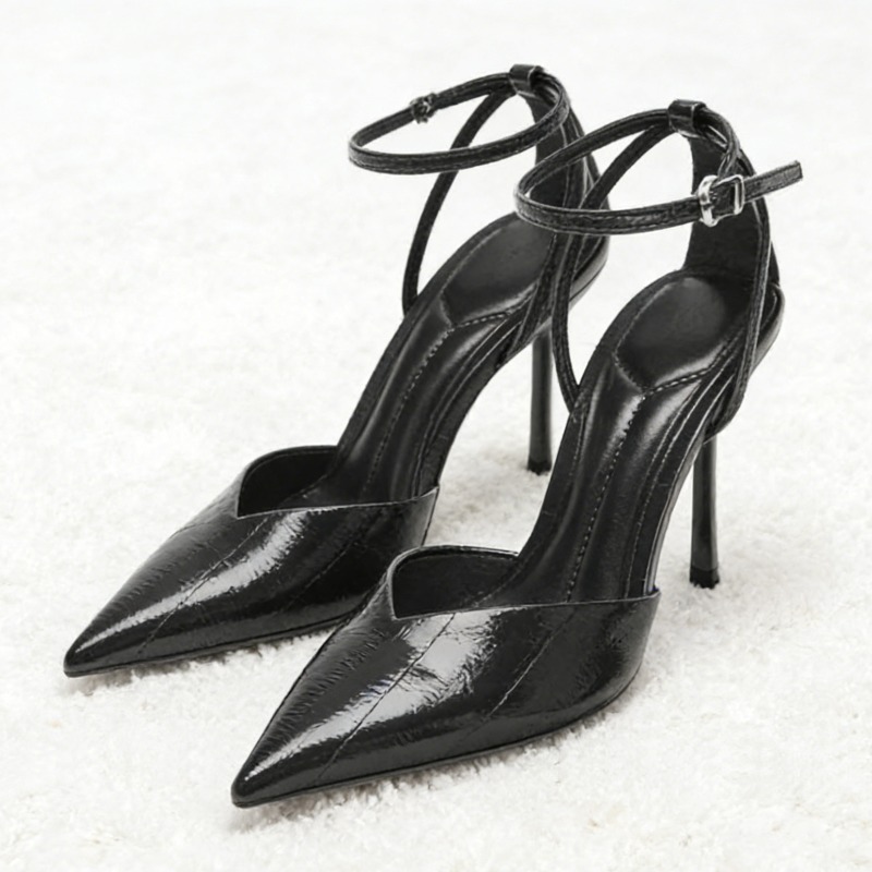 デザイナーバーガンディレッドアンクルストラップパンプス女性用 - Women'S Shoes Burgundy のレビューと価格
