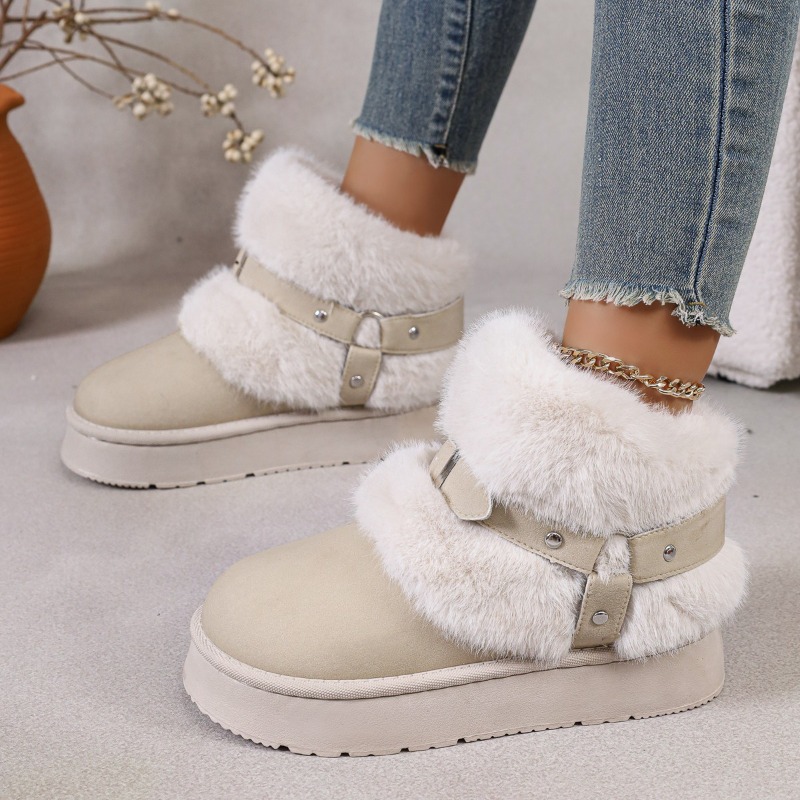 プラッシュスノーブーツ レディース 2026秋冬新作 プラッ - Women'S Shoes Size 12 のレビューと価格