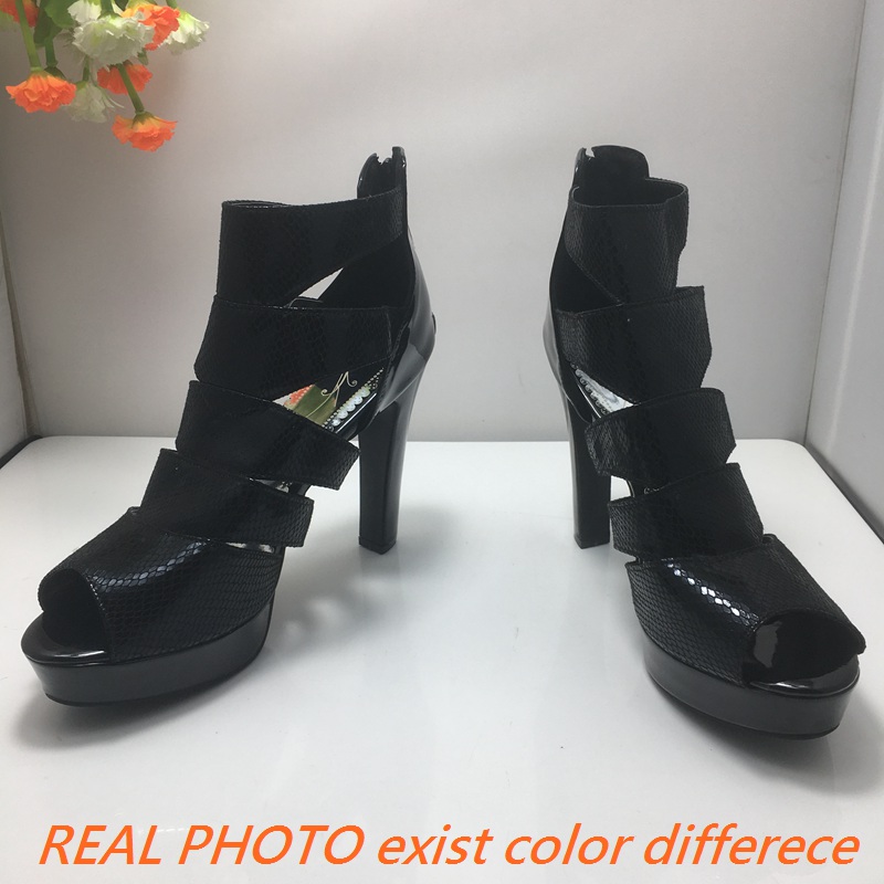 リーブキャットピープトウ女性用チャンキーヒール、女性用ハイヒ - Women'S Shoes Kitten Heels のレビューと価格
