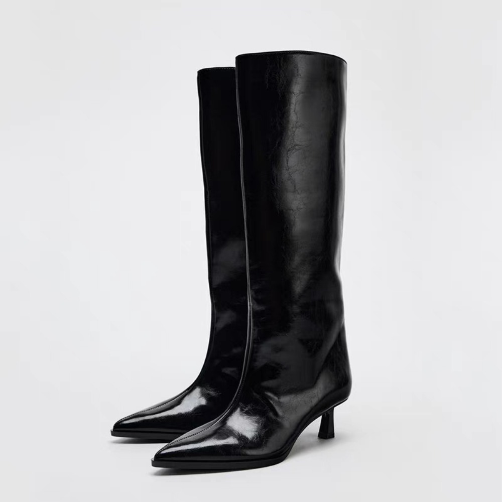 2026 ワイドブーツ チューブ ポインテッドトゥ ヒール  - Women'S Shoes X Wide のレビューと価格